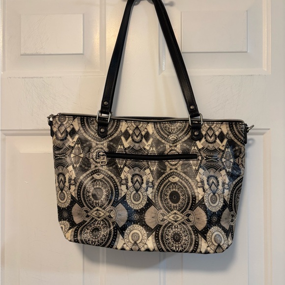 Sakroots Tote bag GUC Black with cream - Picture 4 of 9